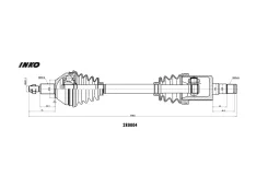 ��� ��������� � ����� 36/26 �������� ����� ��� Volkswagen POLO inko 280004 ����