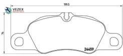 ������� ��������� Porshe 911 08-/Boxter 12-/Cayman 13- �������� Brembo P65018 ����