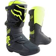  Fox Comp Boot (Black/Yellow, 2022),  8 