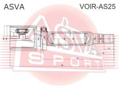 ���� ���������� ������ Asva VOIR-AS25 Volvo S60 II, V70, S80 II ����