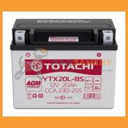 Аккумулятор для мотоцикла Totachi AGM YTX20L-BS L 20 Ач CCA 255A 17558651525 Totachi / 90020 фото