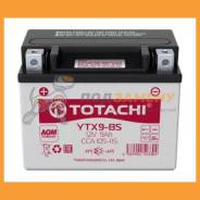 Аккумулятор для мотоцикла Totachi AGM YTX9-BS R 9 Ач CCA 115A 14886104 Totachi / 90029 фото
