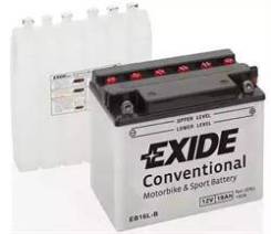  !  19Ah 190A 175/100/155 moto .  .  Exide EB16LB 