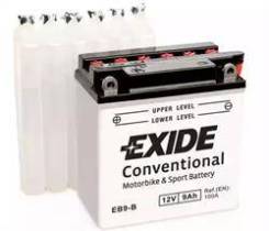  !  9Ah 100A 135/75/140 moto .  .  Exide EB9B 