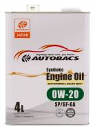   Autobacs Aunobacs Engine Oil Synthetic 0W20 Sp/Gf-6A 4. A00032424 