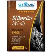    gt diesel city 5w40 api sl/ci-4 acea a3/b4/e7 4 GT OIL 8809059408001 