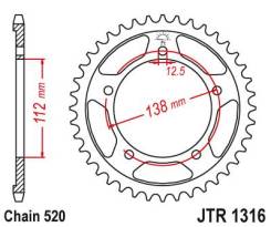    JT JTR1316.43 Honda 