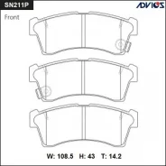 ��������� ������� �������� SN211P Advics (AN-790/GP-05220) ����