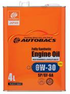   . Autobacs () Fully Synthetic 0W30 Api Sp/Ilsac Gf-6A + Pao 4 Autobacs A00032234 