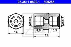  .  AUDI/VW 03351108001 ATE 