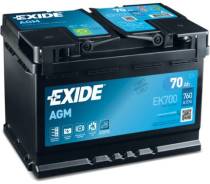    AGM  ek700 Exide 