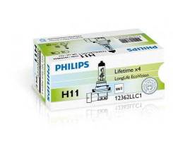  H11 12V 55W PGJ19-2 LongLife EcoVision Philips 12362Llecoc1 