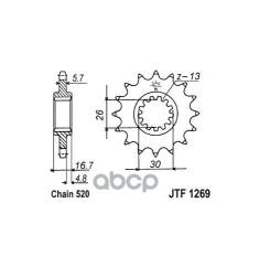   1269.16 JT Sprockets . JTF126916 