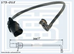 ������ ������ ������� �������� L=300 Audi A4/A5/Q5 1.8-3.2 07> 173015 ����