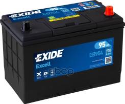   Excell [12V 95Ah 720A Koreanb1] 306X173x222mm  Etn 0 [-/+]   1(En) ["+" D 19.5 "-" D17.5] Exide . EB954 