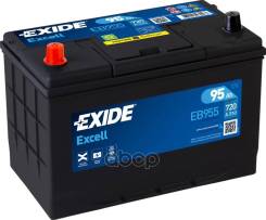   Excell [12V 95Ah 720A Koreanb1]  Eb1005 306X173x222mm  Etn 1 [+/-]   1(En) ["+" D 19.5 "-" D17.9] Exide . EB955 