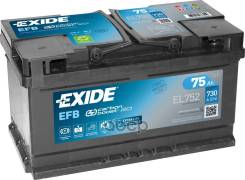   Start-Stop Efb [12V 75Ah 720A B13] 315X175x175mm  Etn 0 [-/+]   1(En) ["+" D 19.5 "-" D17.5] Exide . EL752 