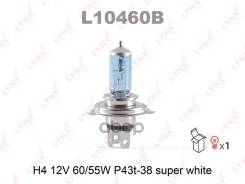   [H4 12V 60/55W P43t-38 Super White] H4 12V 60/55W P43t-38 Super White LYNXauto . L10460B 