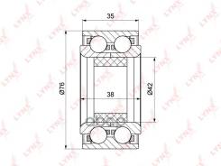     |  | Nissan Avenir / Expert (W10, W11) 90-05 / Cefiro / Maxima (A32) 94-98 / Primera (P10, P11) 90-01 LYNXauto . WB1108 