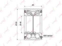     |  | Bmw 3 (E90, E91) / Bmw 5 (E60, E61) 06-10 / X3 (E83) 04-10 / X5 (E53) 01-06 LYNXauto . WB1182 LYNXauto WB1182 