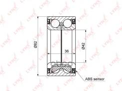     Abs (36X42x82)   Citroen Berlingo(B9) 1.6-1.6D 08 / C3 Ii 1.0-1.6D 09 / C4 I-Ii 1.2-2.0D 04 / C5 I-Ii 1.6D-3.0 01 / C-Elysse 1.2-1.6D 12 / Ds3- Wb-1185 LYNXauto . WB-1185 