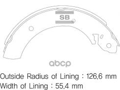  .  Hyundai H100, Ssangyong Action 05>, Musso 93>, Rexton 02> Sangsin brake . SA072GR Sa072-Grsns [5831544020S] ! 