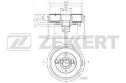  . . Ford Fiesta Iv V 95- Fusion 02- Zekkert . bs-5132 