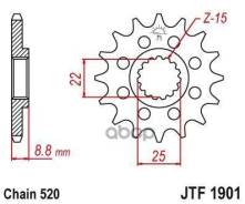   1901.13  JT Sprockets . JTF190113SC 