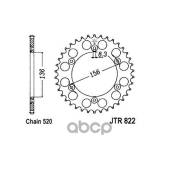   JT Sprockets . JTR822.42 