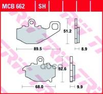  . . 68.0 x 54.5 x 9.8 mm/90.0 x 51.5 x 8.7 mm MOTO TRW . MCB662 
