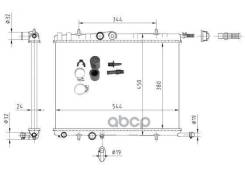 Радиатор охлаждения двигателя на Peugeot 308 (1) (Пежо 308 (1)) в наличии от 622 грн