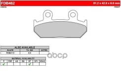    MOTO,  2  Ferodo . FDB462ST _FDB462ST 