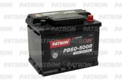   60Ah Patron Power 12V 60Ah 500A Etn 0(R+) B13 242X175x190mm 13,3Kg Patron . PB60-500R 