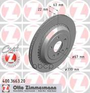   . 330X22/63-5X112 Mb W164/W251 3.5/5.0/3.0Cdi 05> Zimmermann 400366320 Zimmermann . 400366320 