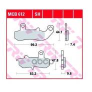  . . 99.0 X 44.0 X 7.4 Mm/84.0 X 47.0 X 9.8 Mm Moto Suzuki TRW . MCB612 