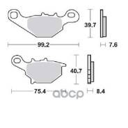   . /. 99,2X39,7X7,6/75,4X40,7X8,4 Moto Kawasaki / Suzuki TRW . MCB679 