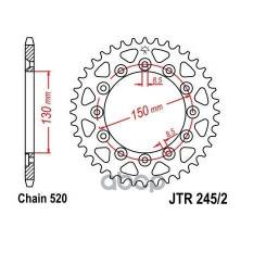   Jt Jtr245/2.49 3D7254100000, 41200Mw2780, 41201Ka7000, 4Yr254470000 JT Sprockets . JTR245/2.49 