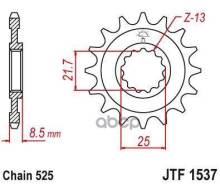   Jt Jtf1537.15 JT Sprockets JTF153715 