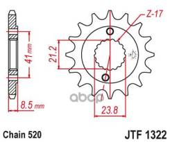   Jt Jtf1322.14 23801Kae870,23801Kcy670 JT Sprockets . JTF1322.14 
