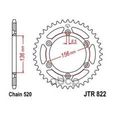   Jt Jtr822.43 6451115D40, 6451115D40000, 6451115D60, 6451115D60000, 6451140301, 6451140301000, 6451141131, 6451141131000, 6451141521, 6451141521000 JT Sprockets . JTR822.43 