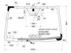   ( /  ) Ssangyong Actyon 05-10 / Actyon Sports 06-16 / Kyron 05 XYG . Kyron-L-Vcpsh LFW/H/X,  