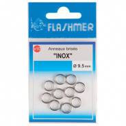   Silver 25 mm , 2  Flashmer AI25 Brises Inox 