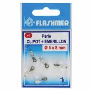    Grey 7 mm , 4  Flashmer PCE7T Clipot 