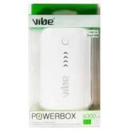    White 6000 mAh Vibe 38370 Power Bank 