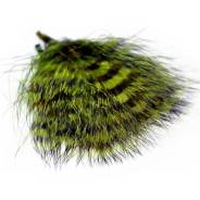   Chartreuse / Black Baetis Bbmcb Barred Marabou 