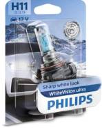  H11 12V 55W WhiteVision Ultra  1 . 12362WVUB1 Philips Philips 12362WVUB1 