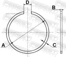   MB092882 Febest CC228X2PCS5 