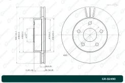 ���� ��������� G-Brake GR02490 ����