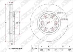   () Nissan Atlas F 92-07 / Atlas H 91-07 / Cabstar 98-06 / Caravan 86-01 SAT ST-40206-02N00 