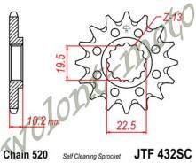   JT sprockets JTF432.13 